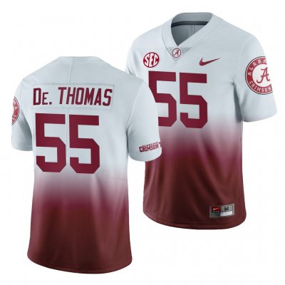 Men's Alabama Crimson Tide #55 Derrick Thomas Gradient 2019 Color Crash NCAA College Football Jersey 2403XEML8